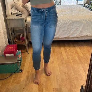 American Eagle denim joggers